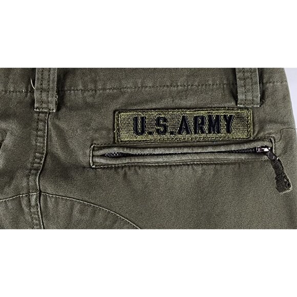 Free Knight Pants Mens 30 Cargo Tactical US Army Military Zipper Olive Green - Picture 11 of 13